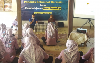 PELATIHAN PENDIDIK KELOMPOK BERMAIN "DEEP LEARNING" UNTUK SELURUH PENDIDIK PAUD KALURAHAN WONOLELO